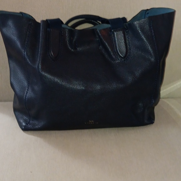 Coach Derby blue leather tote - Picture 3 of 10